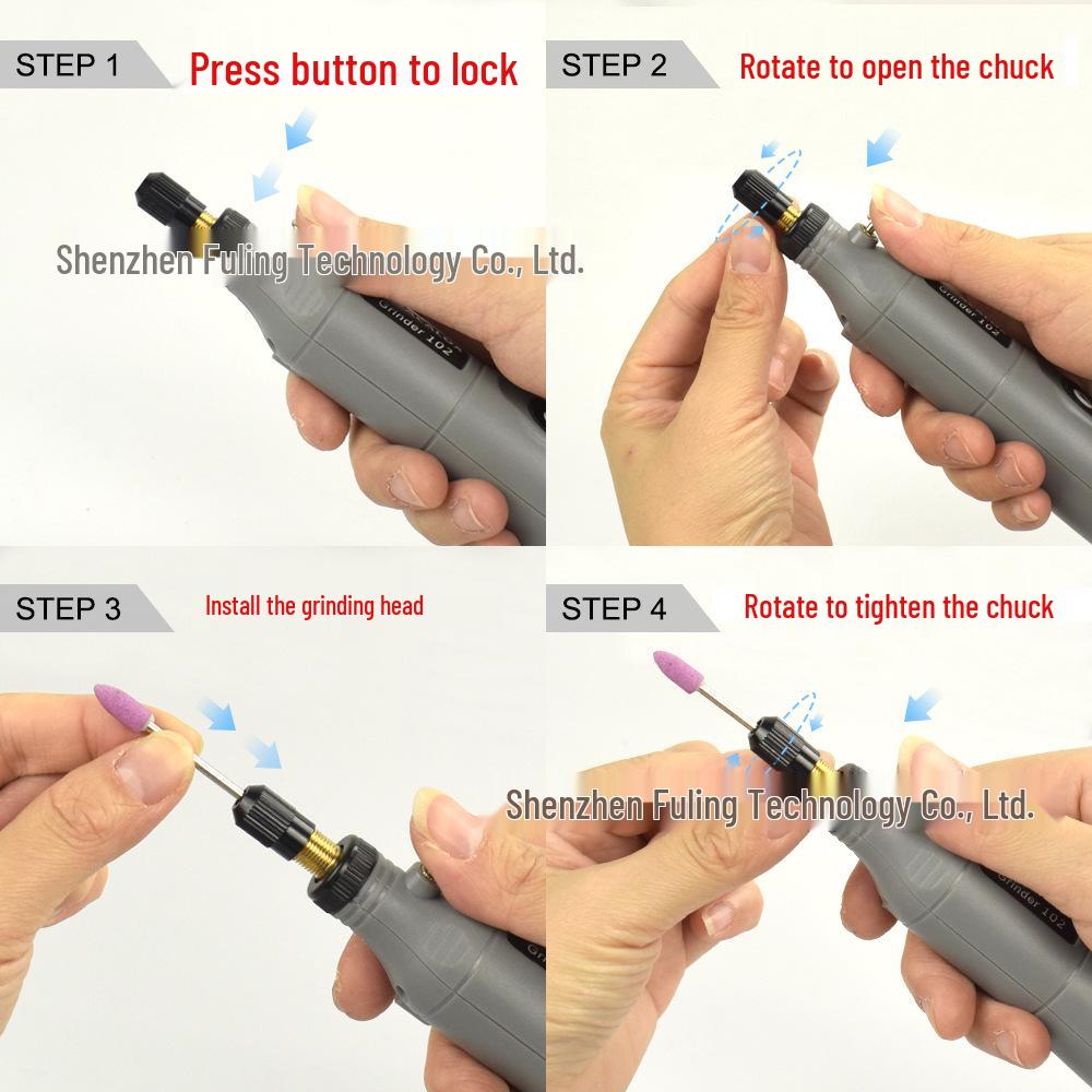 DIY Electric Mini Grinder with Lithium Battery for Polishing, Cutting, and Engraving Jade