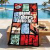 Gta Iii Cover Stylish Digital Printing Beach Towel Quick Drying Absorbent Blanket For Beach Pool Gym Travel Christmas Gift C9211797