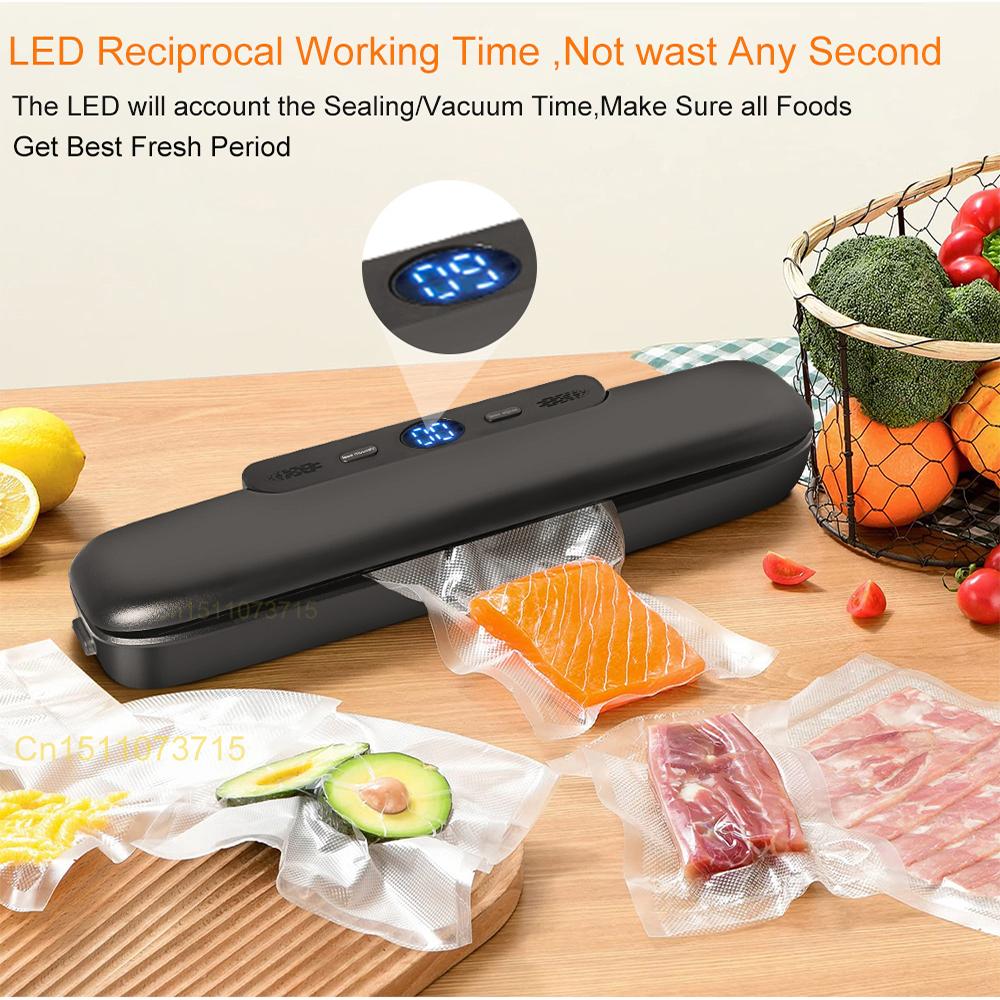 1PCS Vacuum Sealer For Food Vacuum Packaging Machine 220V Automatic Household Food Vacuum Sealing Including 10pcs Bags Z-21 Sealers