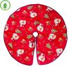Snowman Santa Christmas Tree Skirt Decoration For Xmas Holiday Supplies Festival