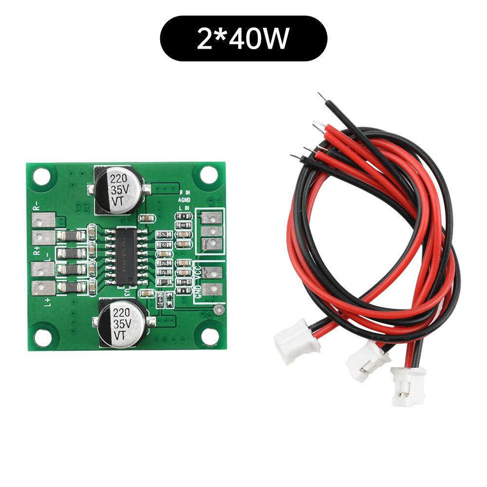 

DC 7-25V Digital Power Amplifier Module 2 * 40W Stereo Mini Amplifier Module for Car Audio System