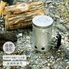 [Camping/BBQ Supplies/Bonfire] Takeda Corporation Silver 27 x 16.5 x 29 cm 2-Way Fire Starter and Extinguisher Pot FSK08-16