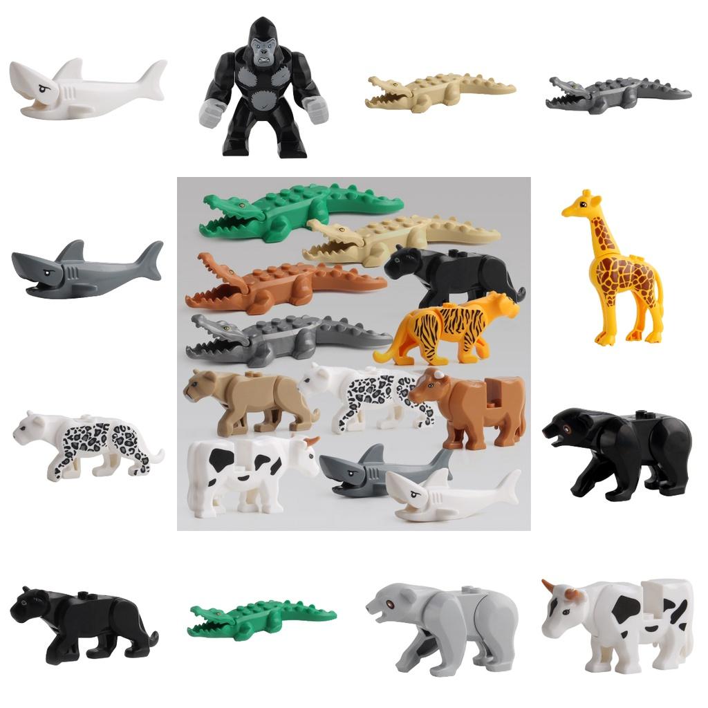 3d Animal Crocodile Building Blocks Diy Plastic Toy Gift For Kids