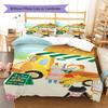 Bread Thief Pattern Bedding,Quilt Set Quilt Cover Pillowcase Home Birthday Gift (1 * Duvet Cover + 2 * Pillowcase, Without Core)