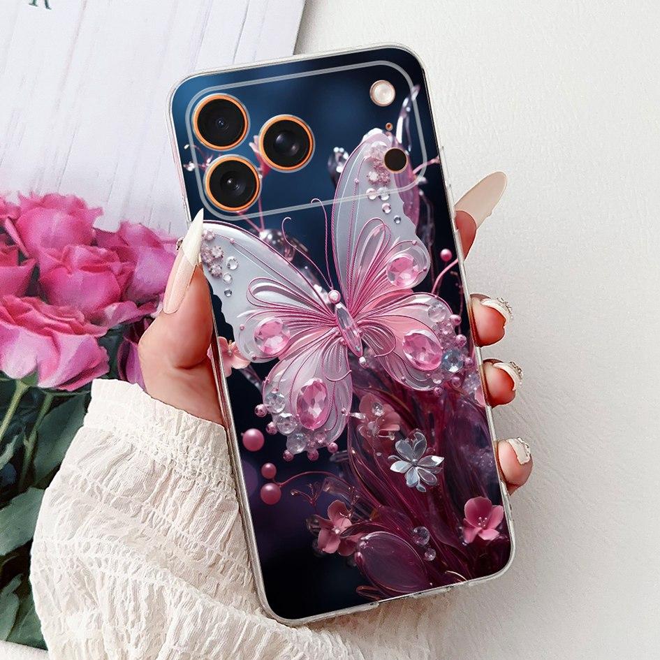 Für iPhone 17 Pro Max Hülle Coole Drachen Löwen Katze Cartoon Weiches Silikon Handy Rückseite auf iPhone 17 Pro iPhone17 17Pro Schutz