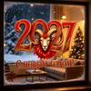 Electrostatic Window Decals 2027 New Year Clings Double-Sided Red Gold Sheep Head Holiday Ornaments for