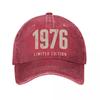 Vintage  Limited Edition  New Vintage Washed Cotton Baseball Cap Parent Kids Sun Hats