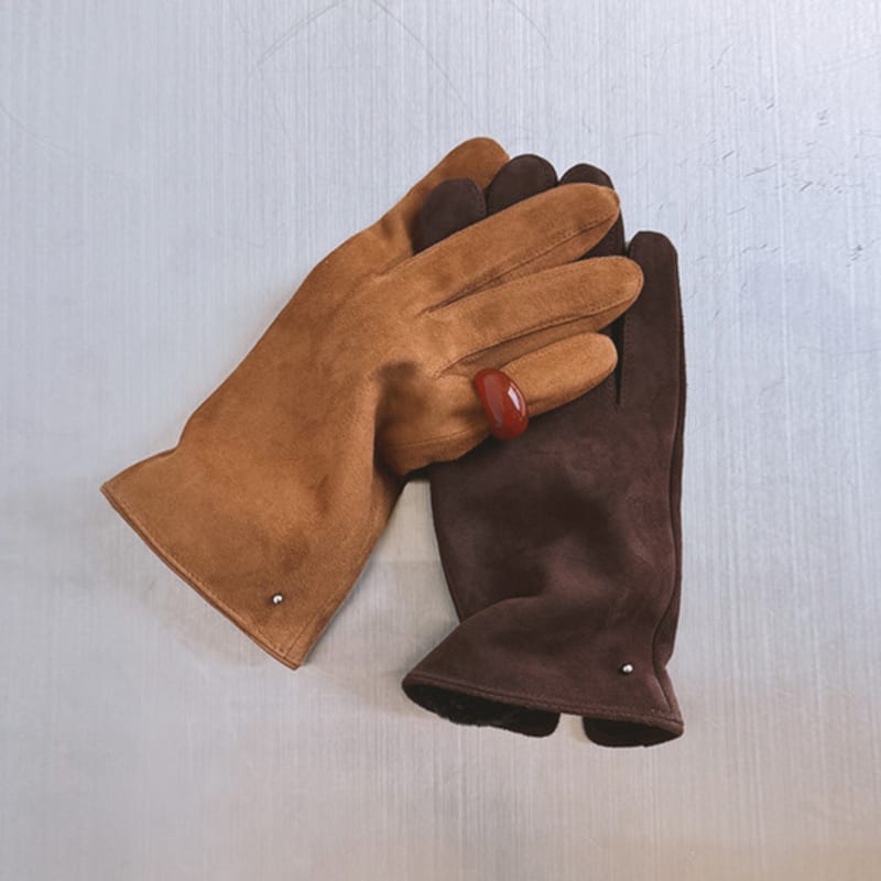 

МАРТА [Пара/Подарочная упаковка] Фирменные перчатки-мячи (Пара) MAN Black(lambskin)