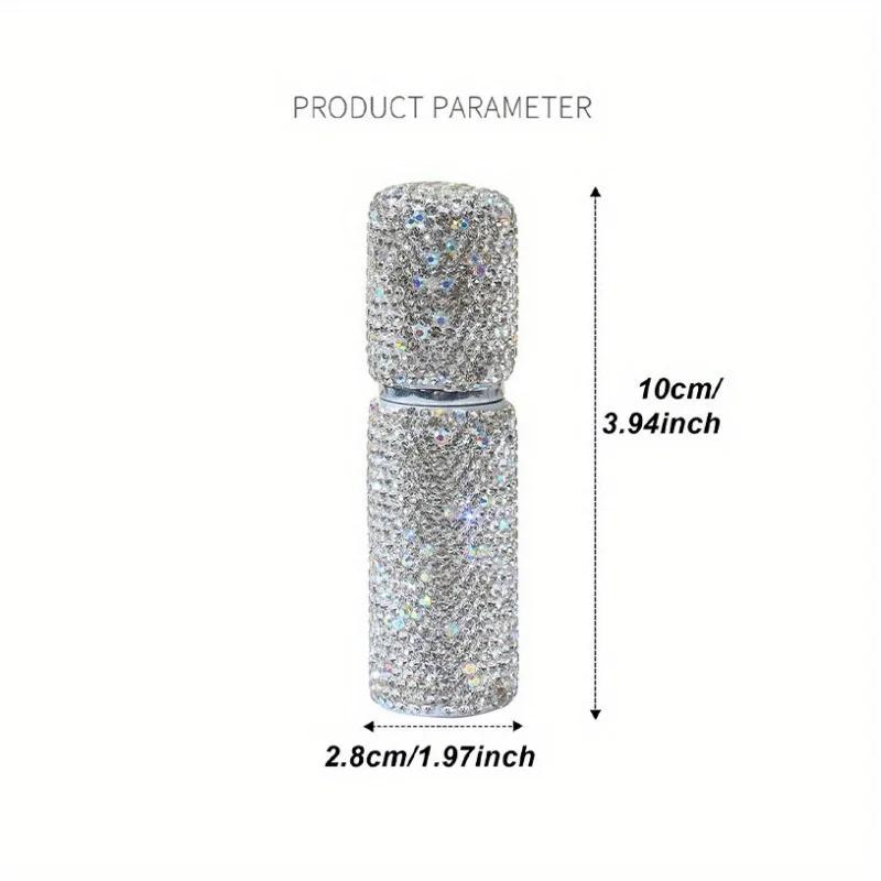 10ml Crystal Perfume Spray Bottle Travel Refillable Bottles Mini Potable Bling Glitter Empty Cosmetic Containers Atomizer Bottle