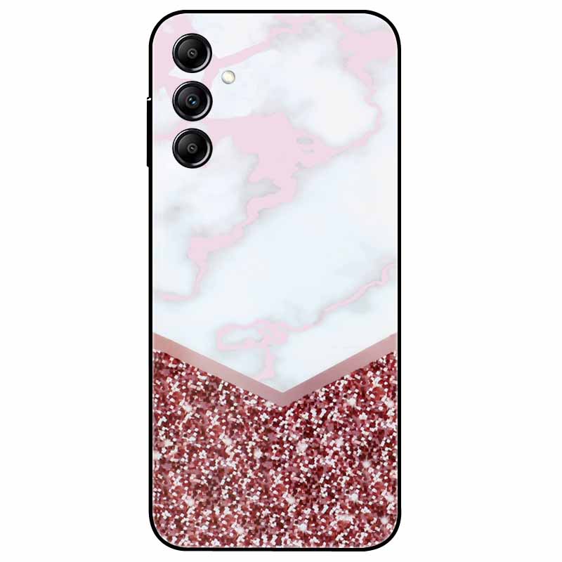 Hülle Für Samsung Galaxy A54 5G A34 A24 S23 Hülle Blume Marmor TPU Weiche Silikonhülle für GalaxyA54 A 34 Bemalte Handyhüllen