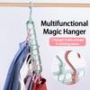 3pcs Multifunctional Hangers Heavy Duty Space Saving 9 Holes Clothes Organizer Wardrobe Hangers Save Wardrobe Space YG002