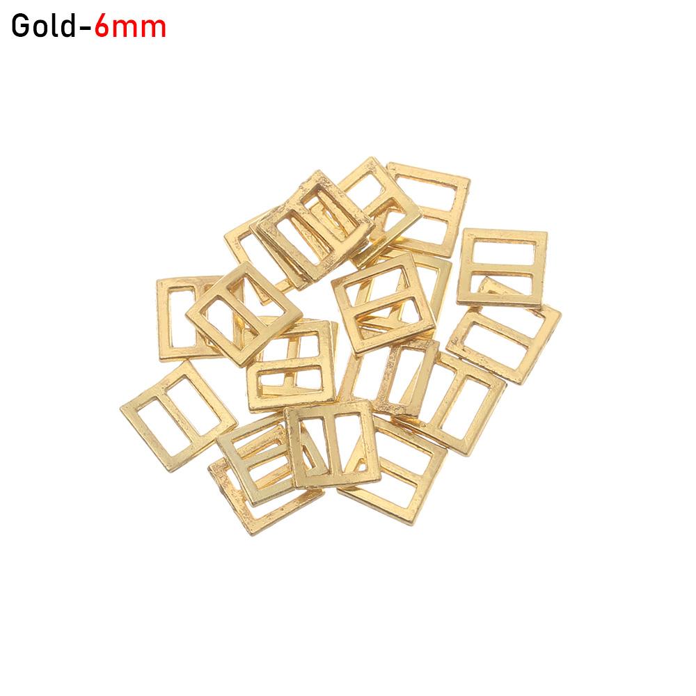 

20Pcs 6/7/8.5mm Ultra-small Square Buckle for Doll Bags Shoes Clothes Mini Belt ButtonsDIY Clothing Sewing Accessories