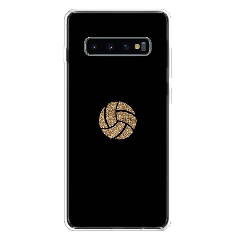 Volleyball Sports Phone Case Cover For Samsung Galaxy A12 A22 A32 A52 A72 A02S A51 A50S A31 A20S A10S Note 20 Ultra 10 Plus Gala