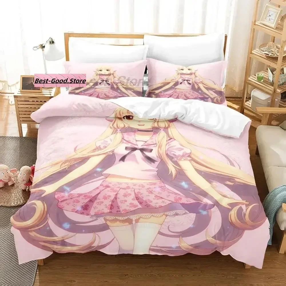 Top New Chi Chobits Bedding Set Printed Bed Set With Pillowcase Bed Duvet Cover Soft Queen King Size Bedclothes Home