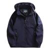 Jacke Herren Windbreaker Frühling und Herbst Technologie Drei-Schutz Jacke Lässig Locker Mit Kapuze Professionell Outdoor Winddichte Jacke