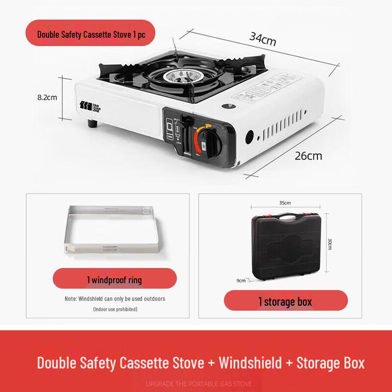 Explorer Portable Camping Cassette Stove Set