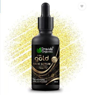 Dravida Organics Zlaté sérum s & Niacinamidem & Kyselinou hyaluronovou (30 ml)