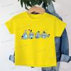 KPop Demon Hunters Tiger T-shirt Baby Girls Boys New Cartoon Cotton Tee Cute Tiger Print Crew Neck Cool Kids Tee Movie T-shirts