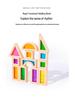Translucent Rainbow Acrylic Building Blocks for Kids Aged 2-6: Creative Early Education Puzzle Toys