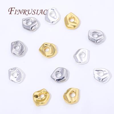 6x5mm 18K Gold Plated Metal Spacer Beads For DIY Necklaces,Beads For Needlework Jewelry Making Supplies,Separator Beads