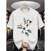Herren Sommer Kurzarm T-Shirt mit Buchstabenaufdruck - Lässiges Rundhals Atmungsaktives Oberteil, Kurzarm Sommerkleidung für Heißes Wetter, Vielseitig für Freizeit