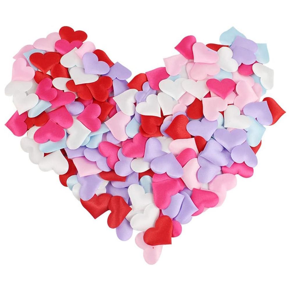 50/100/200Pcs 3.2cm Artificial Love Petal for Valentine's Day Ornaments Party Supplies Home Wedding Decoration Gifts Accessories