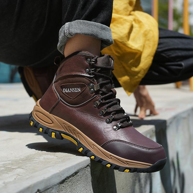 Waterproof Safety Shoes Men Work Shoes Steel Toe Cap Working Boots Sneakers Man Anti Puncture Breathable Sport Work Boots