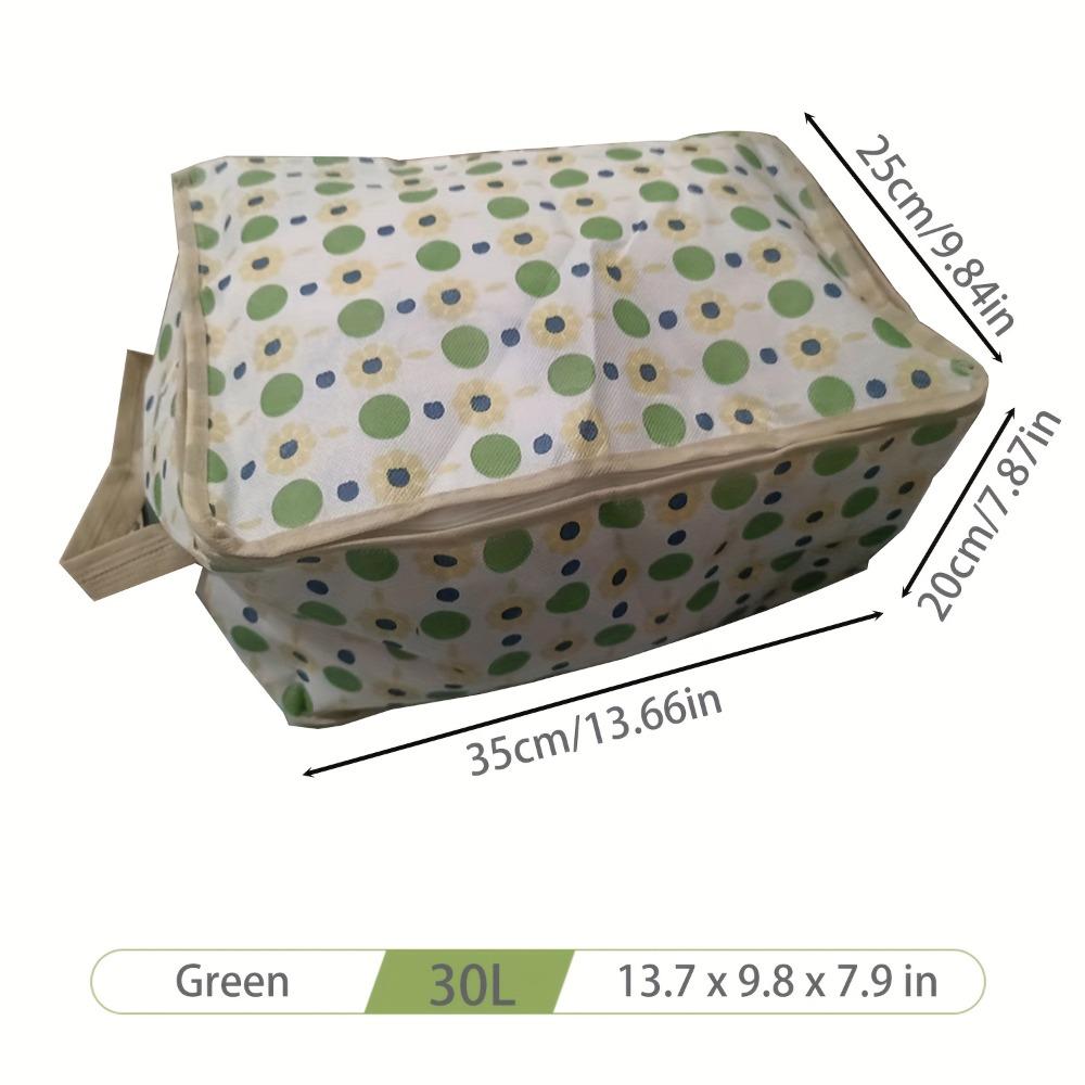 Один маленький цветок в горошек Джамбо Очень большой мешок для хранения одежды Складной сверхбольшой мешок для одеял Подходит для игрушек одежды и одеял S-793gal зелёный 685₽