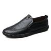 Fashion Spring and Autumn men's business leather shoes, comfortable soft soled work shoes, low cut lazy casual leather shoes