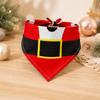 Holiday Pet Neckwear, Soft Christmas Neckerchief Cartoon Printed Dog Scarf Collar for Picture Days, Party Wear and Seasonal Style