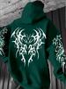 Modern Kids Hip Hop Sports Sweatshirt, striking black art printing, nice loose fit for boys girls sports casual