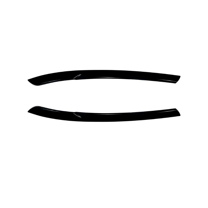 

2pcs Black Front Headlight Moulding Strips Cover Eyelids Trim For Volkswagen Tiguan MK2 2017 2018 2019 2020 чёрный