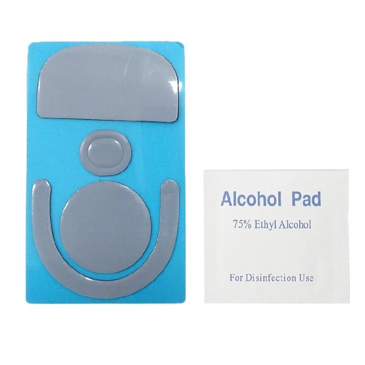 

1Set Mouse Feet for GProX Superlight 2 Mouse Replacement Mouse Feet Glides Curved Edges Mouse Feet Sticker сірий колір