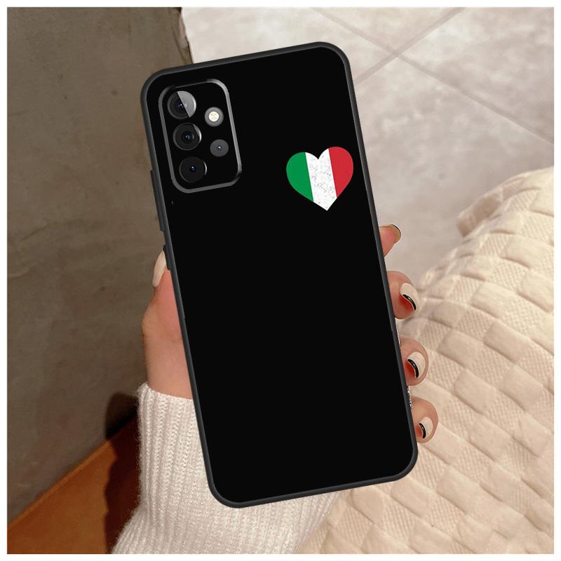 Cover Bandiera Italia per Samsung Galaxy A15 A35 A55 A32 A12 A22 A52 A06 A54 A34 A14 A56 A36 A26 A16 A13 A53