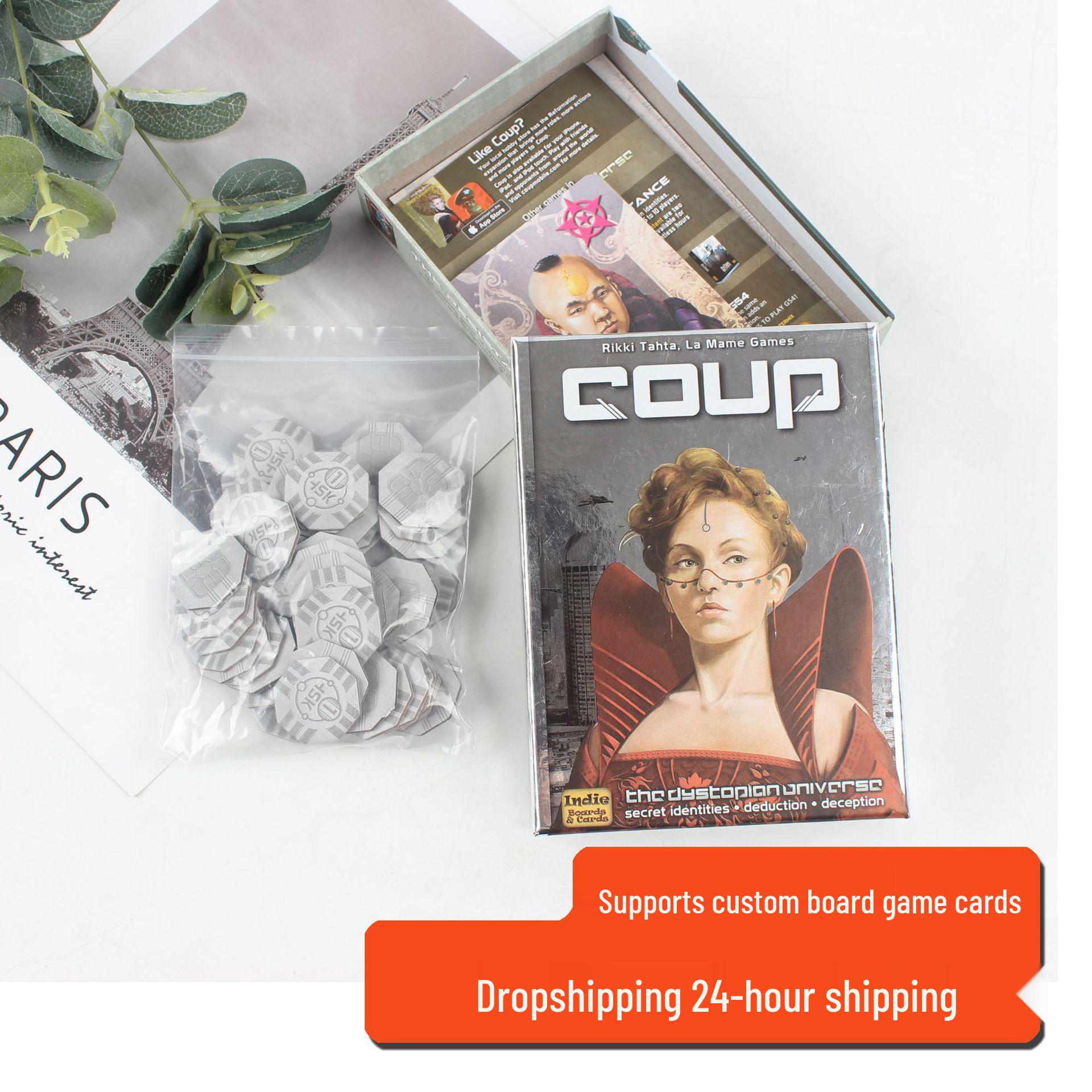 Coup: English Version Card Game Customized