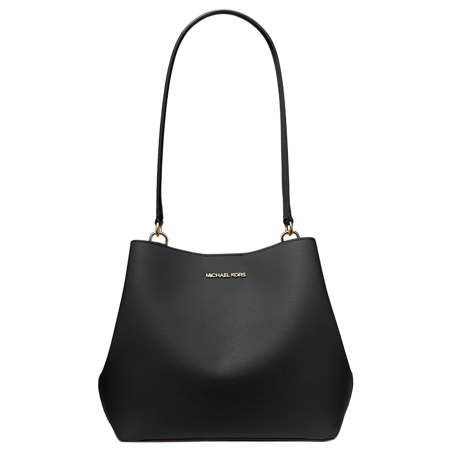 

Michael Kors MK Pratt Logo Magnetic Closure Coated Canvas Tote Shoulder Bag Medium Women bags Black 35S4G3FS2I-BLACK Basic Set (Bag+Dust Bag)