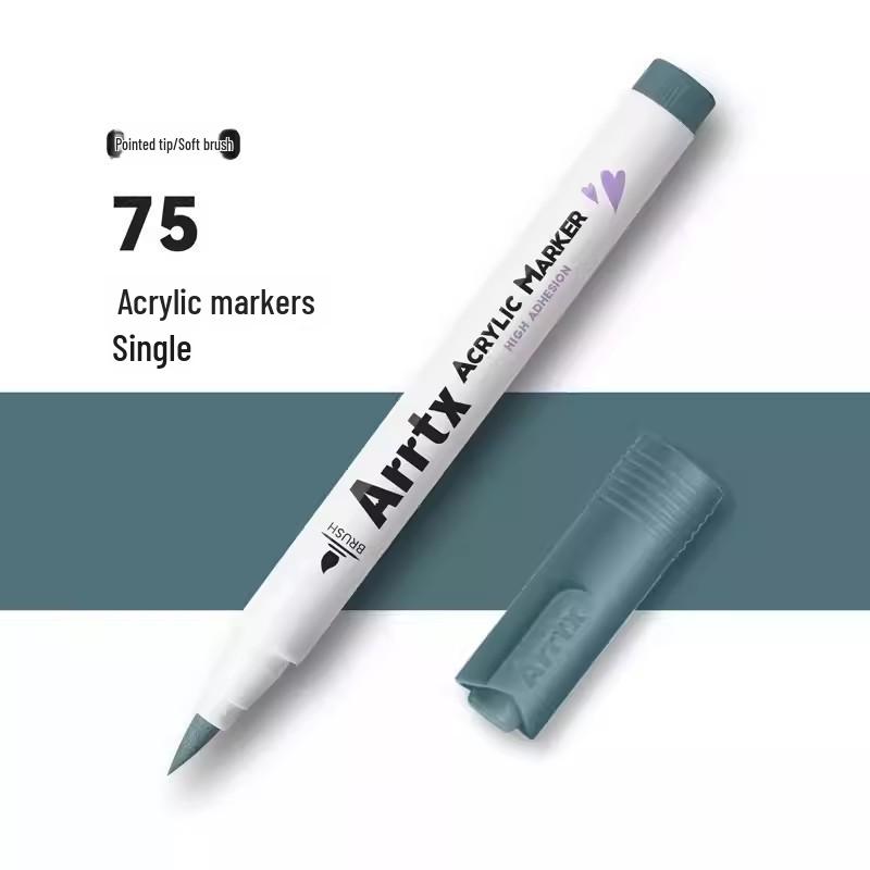 Arrtx Artesian Acrylmarker - Weiche Spitze, Wasserfest, 30 Lilatöne für DIY & Graffiti.
