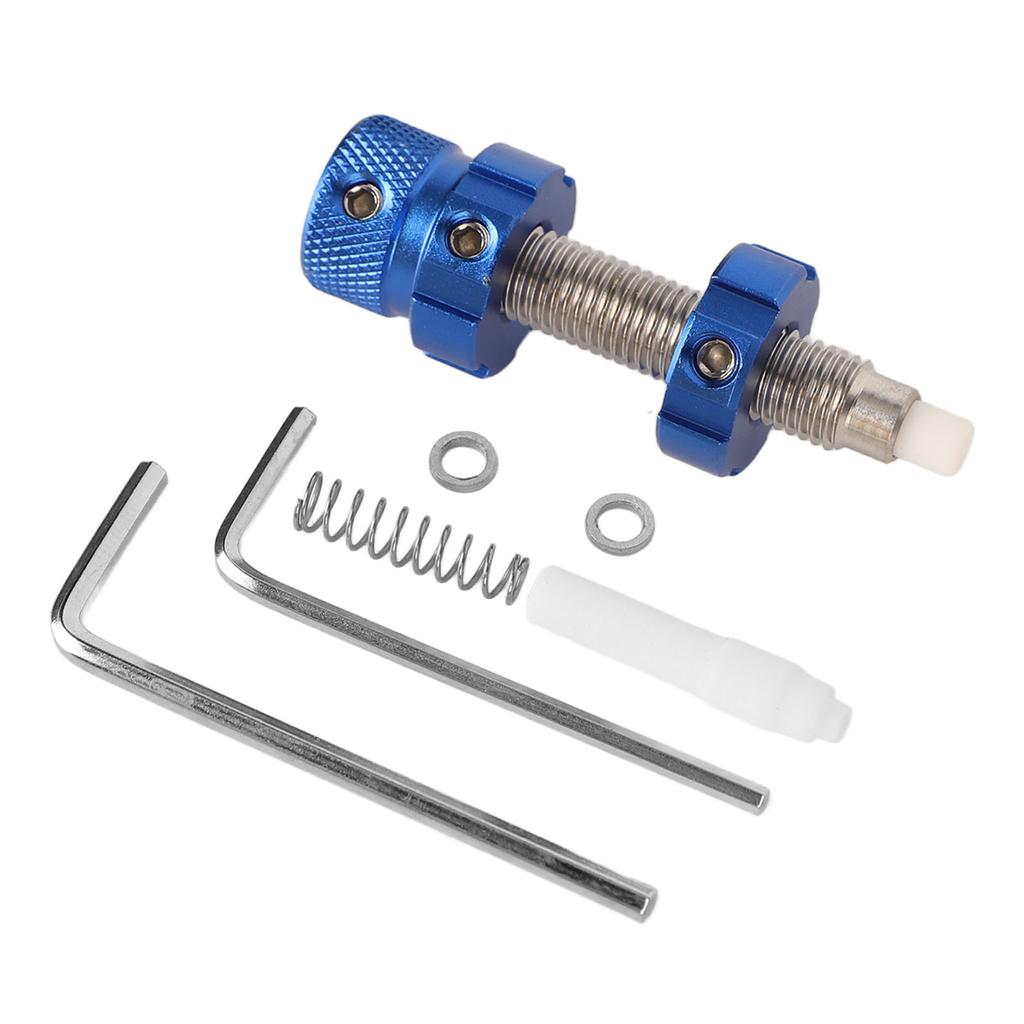 Bogenschießen Kissen Kolben Universal Aluminiumlegierung Federbelastet Recurvebogen Zubehör Schwarz