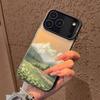 Phone Case Mountain Green Forest Meadow Flowers iPhone 17 17E 16 16E 15 14 13 12 11 Air Pro Max Plus Aesthetic Travel Cover