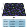 Halloween Fledermaus Sterne Cartoon Decken Fleece Druck Multifunktionale Weiche Überwurfdecken für Zuhause Büro Steppdecke