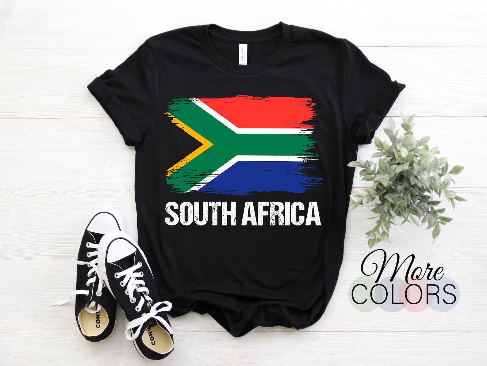 South Africa Flag Pride Vintage Gift T-Shirt, Heritage Patriotic Born South African Roots, Travel Vacation Present Friday Family Sport Teams 160