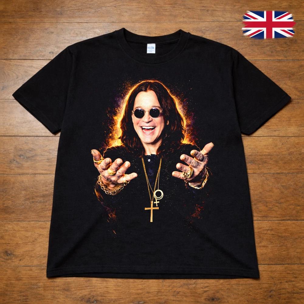Ozzy Osbourne Inspired T Shirt Heavy Metal Rock Legend Tee Adults Kids Black 2XL