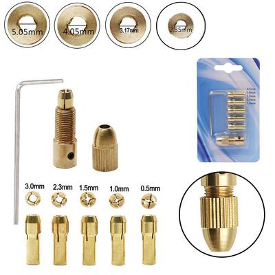 Mini Drill Brass Collet Copper Material Drill Collet