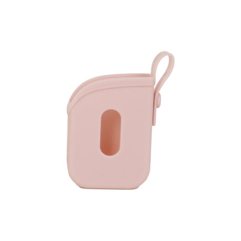 Portable Silicone Holder For Hand Sanitizer Sprays Protective Storage Case with Adjustable Lanyard for Backpack Handbag