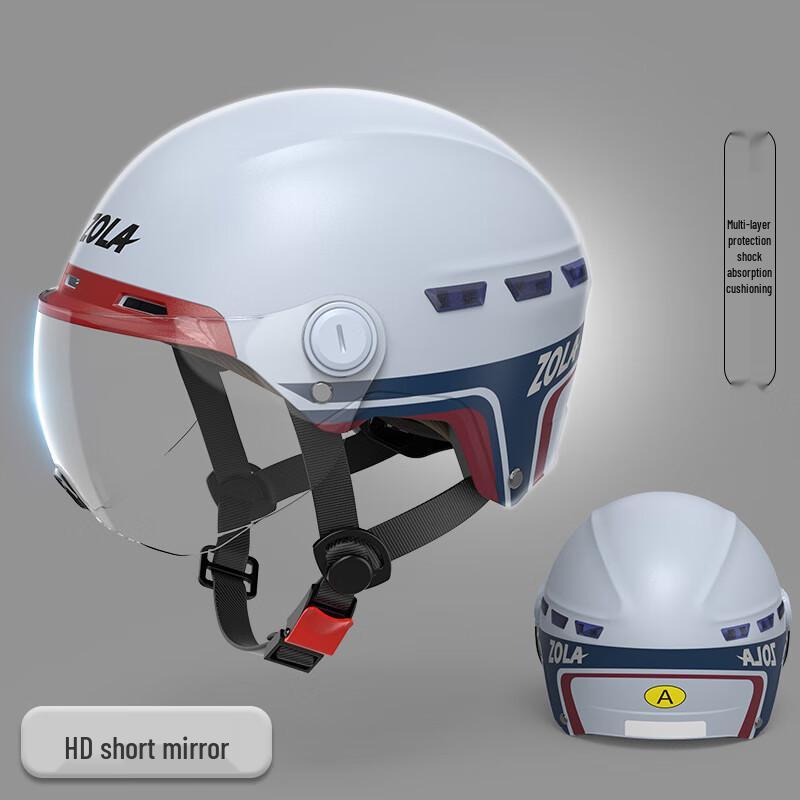 Электрический скутер/мотоцикл Miling Полушлем One Size