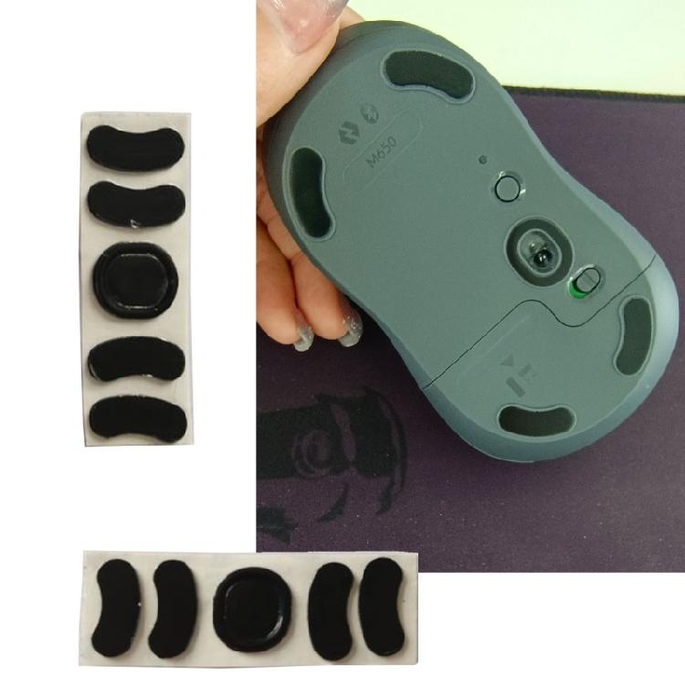 Mouse Skate Stickers Rounded Curved Edge Mouse Feet Pad for  M650 / M750