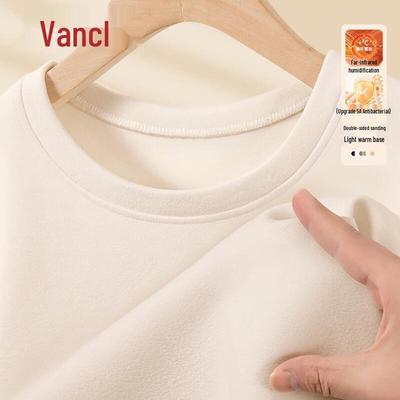 VANCL Men's Fleece Lined Thermal Long Sleeve T-Shirt