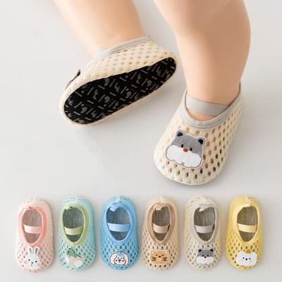 Baby Shoes For Boys Girls Cartoon Socks Toddler Hollow Out First Walkers Anti Slip Soft Sole Non Slip Children's Shoes Indoor Floor Sock