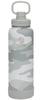 Official Takeya Takeya Flask Active Line 1.17L Camouflage White 1170ml Stainless Steel Water Bottle, Direct Drinking, Insulated, Takeya