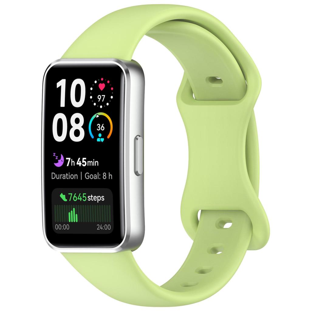 Huawei Band 10/98 Butterfly Buckle Silicone Watch Band - Smart Bracelet Wristband